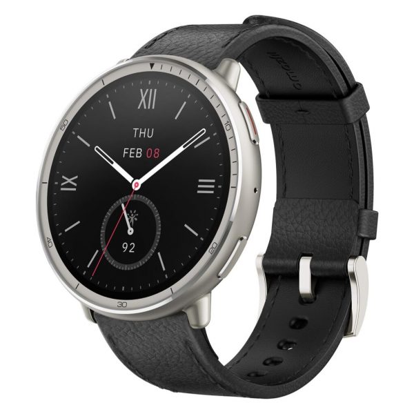 Amazfit Active 2 Round (Black Leather)