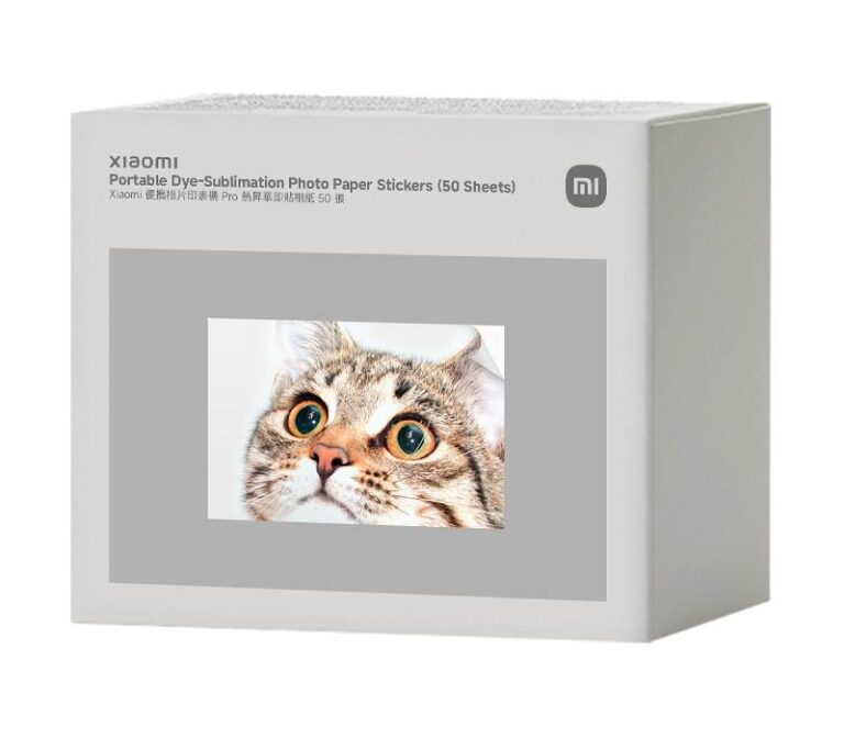 Xiaomi Portable Dye-Sublimation Photo Paper Stickers (50 Sheets)