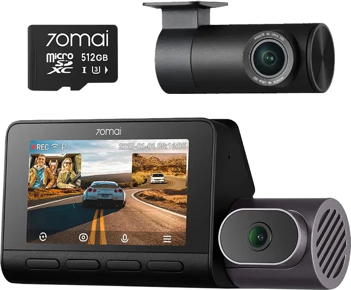 70-ai Dash Cam 4K T800 Set 512GB